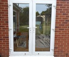 New upvc French doors 2100mm by 1800mm and 2100mm by 1500mm