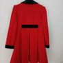 Girls Red Christmas Coat age 7-8 Image 3