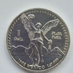 1 oz Mexican Libertad Silver Bullion Coins, Old Style 1982 - 1995 "Gordita"