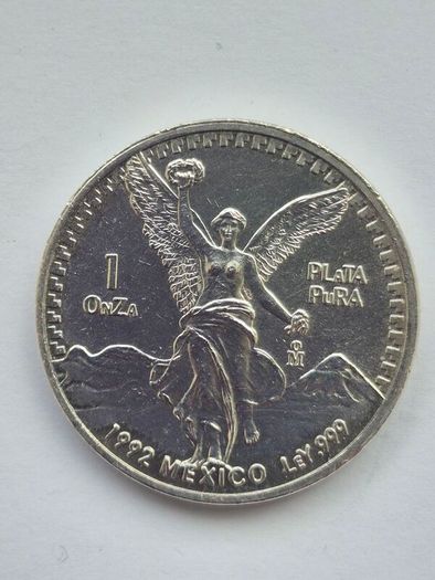 1 oz Mexican Libertad Silver Bullion Coins, Old Style 1982 - 1995 "Gordita"
