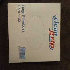 plastic gloves