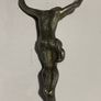 Antique Cast Metal Jesus Christ Image 2