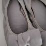 Lou Lou Grey Leather Flats with Bows Sz 41 (Fit 8-8.5 UK) - Rrp 245 (New) Image 3