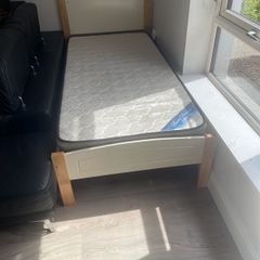 single bed with Mattress