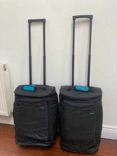 Suitcases - Two Decathlon 30L wheelie suitcases
