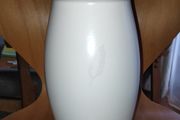 Paul Costelloe for Wedgwood round bulbous trumpet shaped ivory Vase H 27 cm