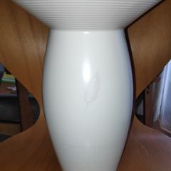 Paul Costelloe for Wedgwood round bulbous trumpet shaped ivory Vase H 27 cm