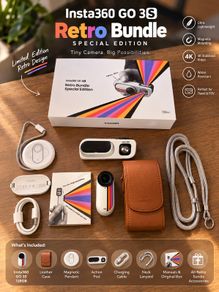 Insta360 GO 3S 128GB Retro Bundle Special Edition