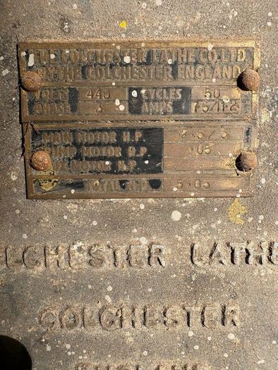 Colchester Triumph Lathe