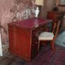 Victorian antique mahogany pedestal Desk Image 7
