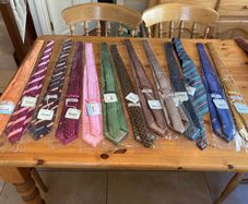 100% Silk ties.
