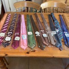 100% Silk ties.