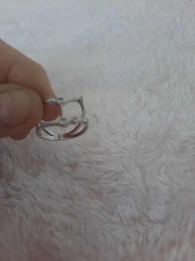 sterling silver double wishbone ring