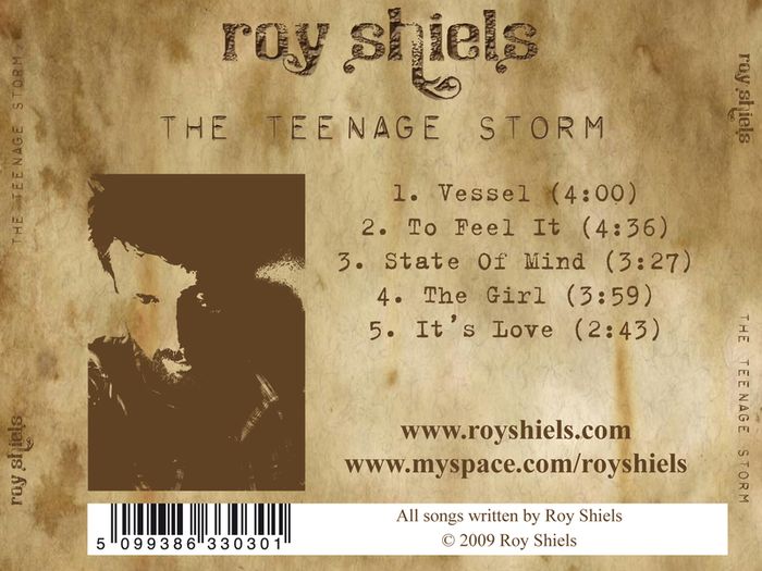 Roy Shiels (2009) Teenage Storm CD E.P.