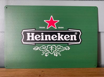 Heineken Tin Metal Sign