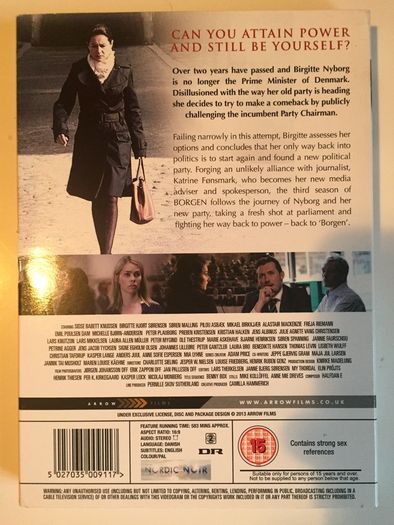 Borgen - Seasons 1-3 [DVD TV Boxset] Danish Language with English Subtitles.