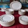 92 Pc. Royal Albert Winsome Bone China Gold Gilt Dinner, Coffee And Tea Service / Set For 12 Person Setting Made In England Image 4