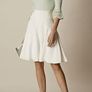 New with Tags Karen Millen Fluid Tailoring Ivory Skirt RRP 175 Image 3