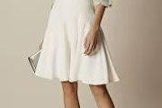 New with Tags Karen Millen Fluid Tailoring Ivory Skirt RRP 175
