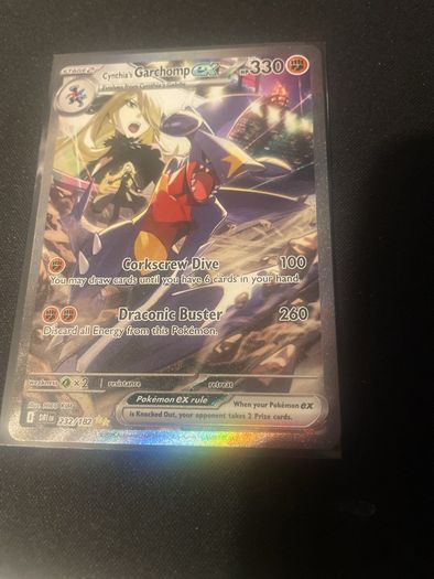 Pokemon Cynthia's Garchomp Card DR SIR