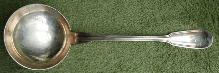 Vintage Sterling Silver or Silver Plated Soup Ladle
