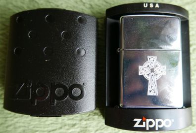 ZIPPO | Windproof Lighter Celtic Cross - Zippo Ireland  Boxed