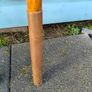 Old Wood and Brass Flagpole Image 6