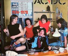 AC/DC Limited Edition School Days. A collection of rare singles vinyl album in mint condition
