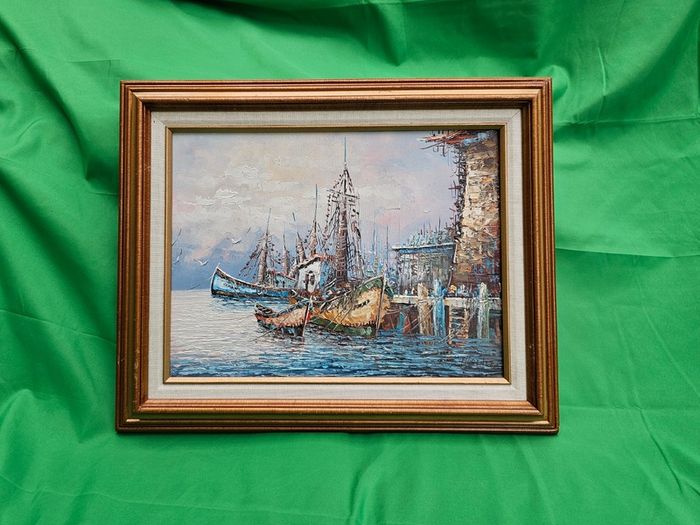 Classic Maritime Seascape (1993) An American Keepsake from MassachusettsArtist: Florence (Florenz)