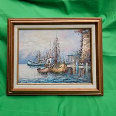 Classic Maritime Seascape (1993) An American Keepsake from MassachusettsArtist: Florence (Florenz)
