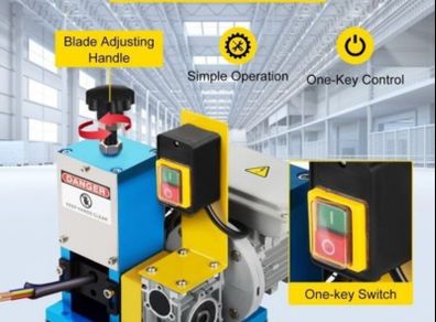 New wire stripping machine copper scrap recovery 1.5-25mm