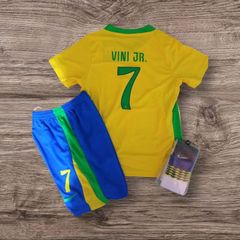 Brazil ( Vini Jr 7 ) Kids Full Kit , Size 10/11 Yrs