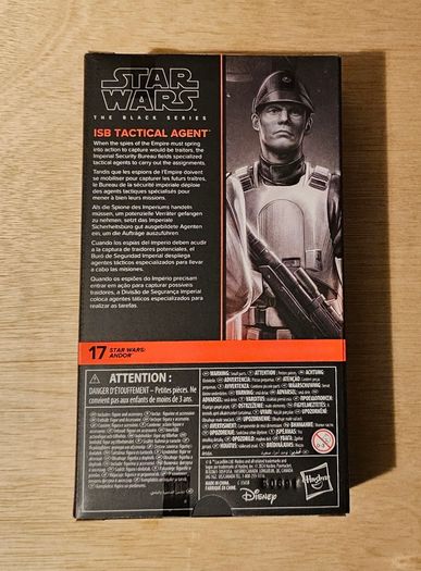 Star Wars ISB Tactical Agent 6 " Scale  Black Series New & Unopened