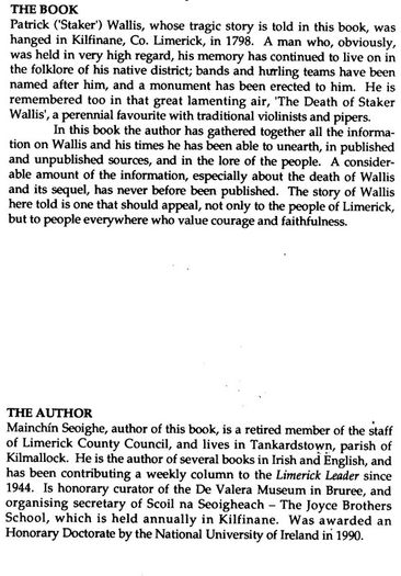 Staker Wallis - His Life And Times And Death