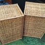 Pair of Wicker Clothes baskets (26240) Image 5