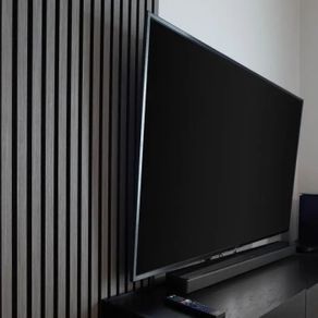 Acoustic Slat Wall Panel Grey 240x60cm