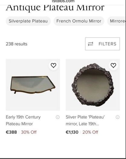Antique Victorian Period Mirror