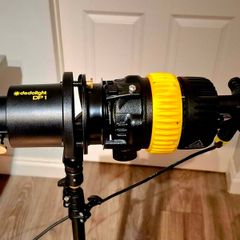 Dedolight DLED4-BI Bicolor LED Light Head.  DT4-BI Controller. Dedolight DP1.1 Projection Attachment