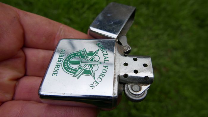 Zippo Special Forces Airborne 1985 Vintage Us Army Special Forces