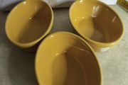 3  Yellow Cooking Casseroles by White Diamond Toughline Tara Hall, Galway, Ireland