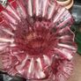 A Beautiful Antique Victorian 3 Cranberry Glass Eperne Image 4