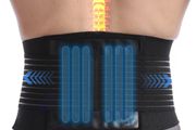 Back Brace for Scoliosis Sciatica and Back Pain Relief, Lumbar Support Belt for Men and Women, Adjustable Lower Back Support Brace with PU