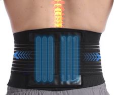 Back Brace for Scoliosis Sciatica and Back Pain Relief, Lumbar Support Belt for Men and Women, Adjustable Lower Back Support Brace with PU