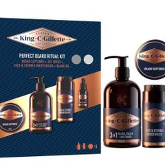 King C Gillette Perfect Beard Ritual Kit