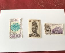 3 World stamps