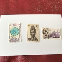 3 World stamps