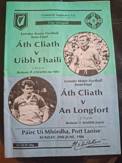 Gaa Leinster Semi Final 1986 Dublin V Offaly