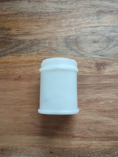 Antique Pond's milk glass