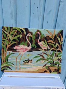 Vintage Needlework on board