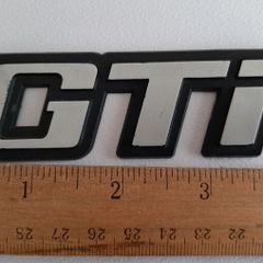 GTi car badge